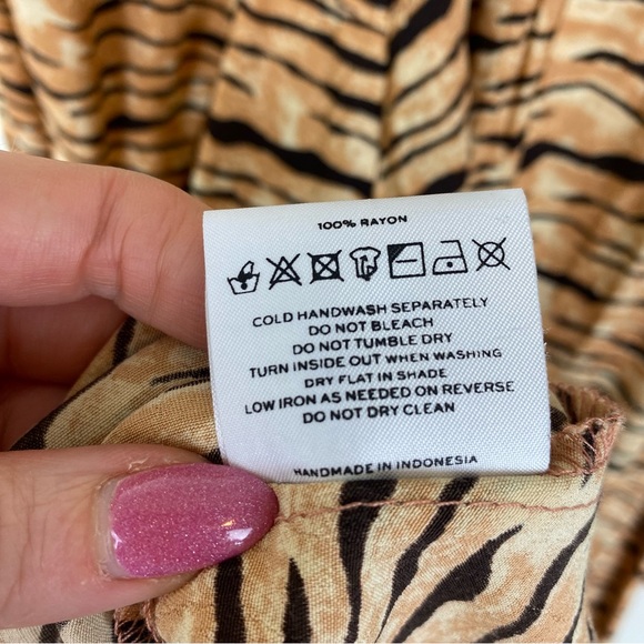 Faithfull The Brand Ira Animal Print Mini Dress - Picture 11 of 13
